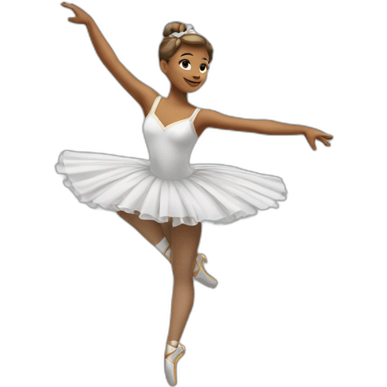 Danseuse classique pirouette  emoji