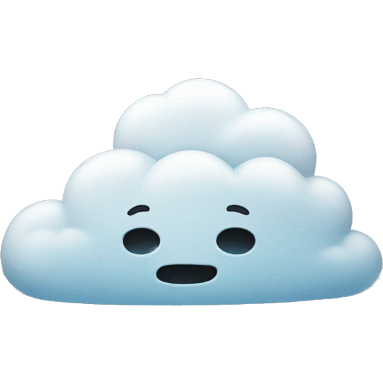 cloud and a cave emoji