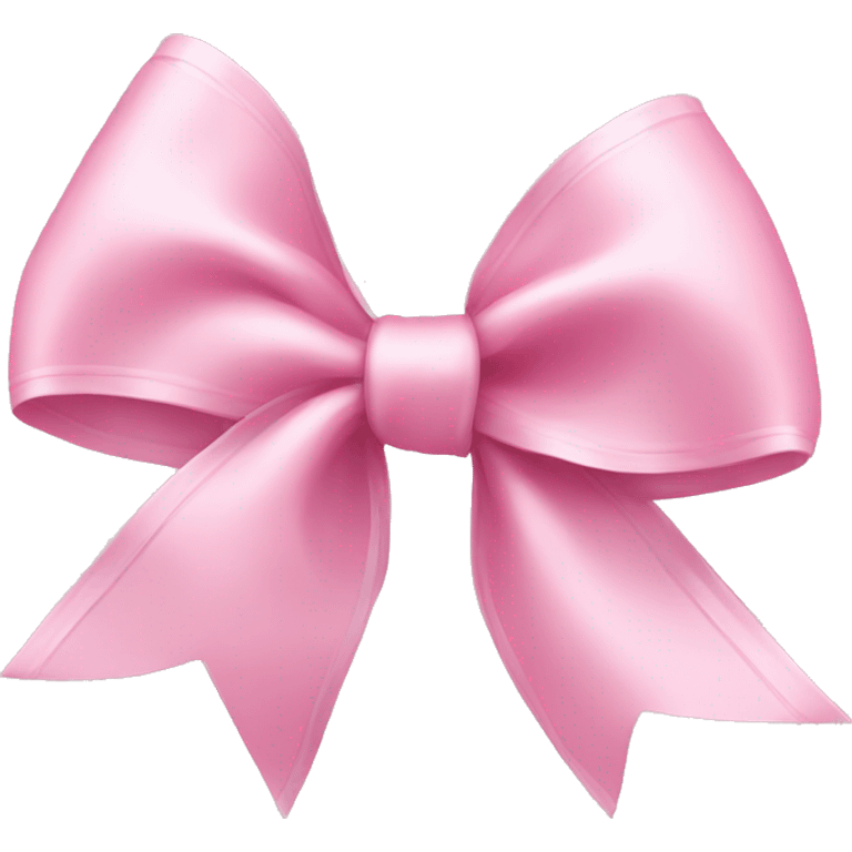 light pink ribbon bow emoji