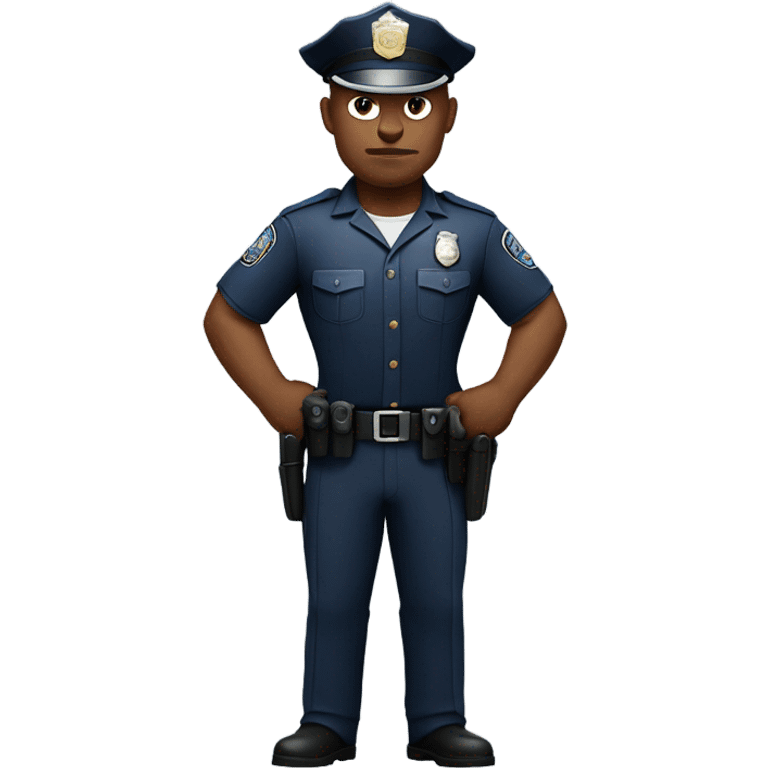 Jacked police officer  emoji