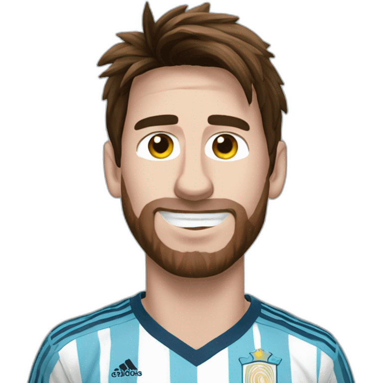 messi argentina emoji