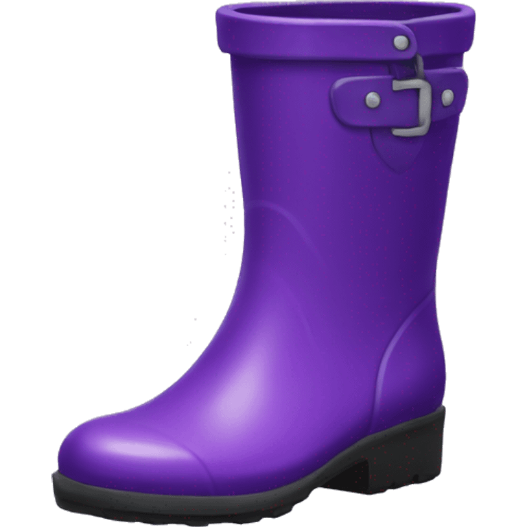 Purple Rain boots  emoji