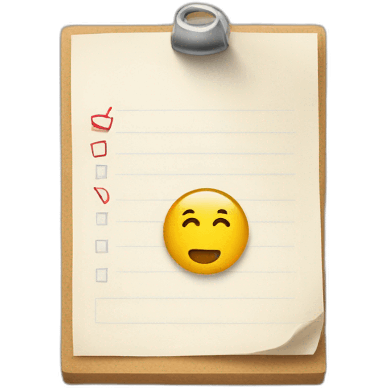 To do list emoji