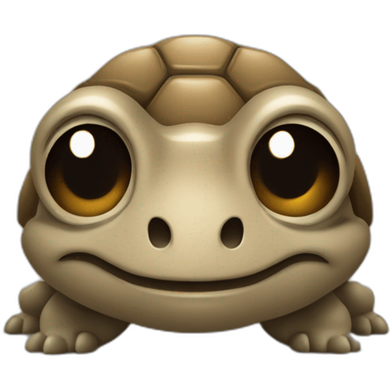 Tortue sur taupe emoji