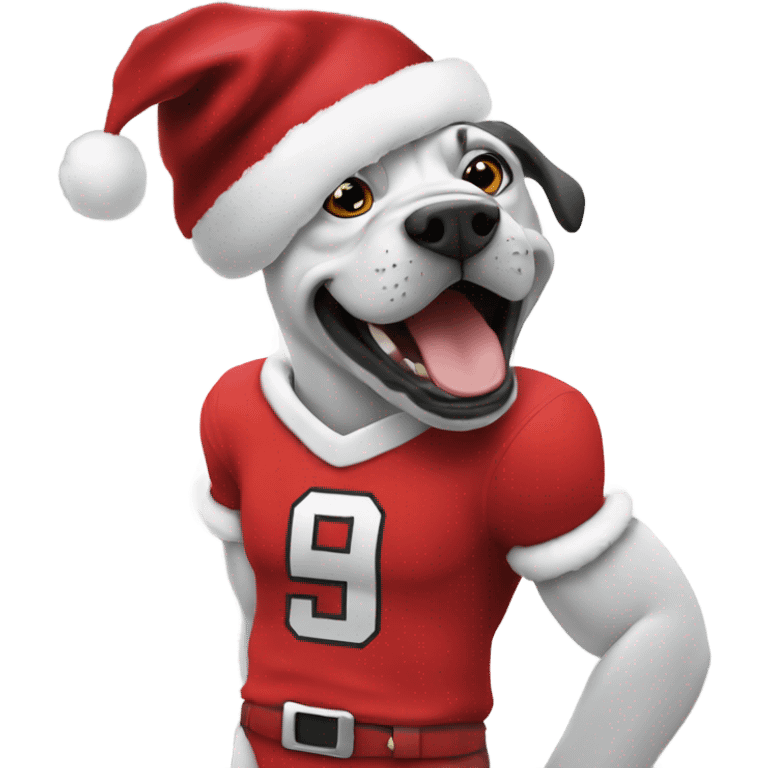 Merry Christmas Georgia dawgs emoji