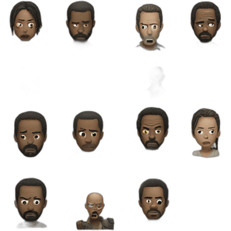 The walking dead emoji