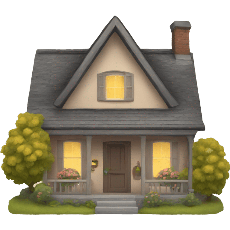 Cozy house emoji