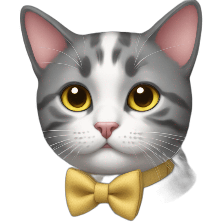 bowtie cat emoji