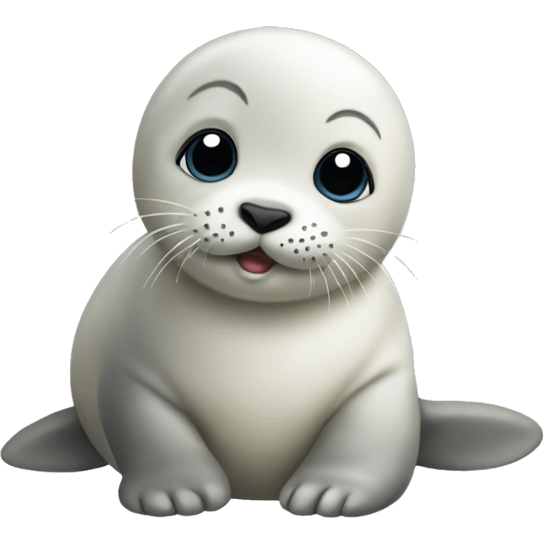 cute baby seal  emoji