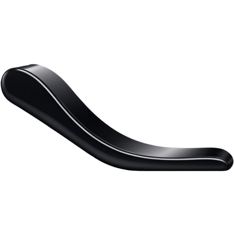 Black slide emoji