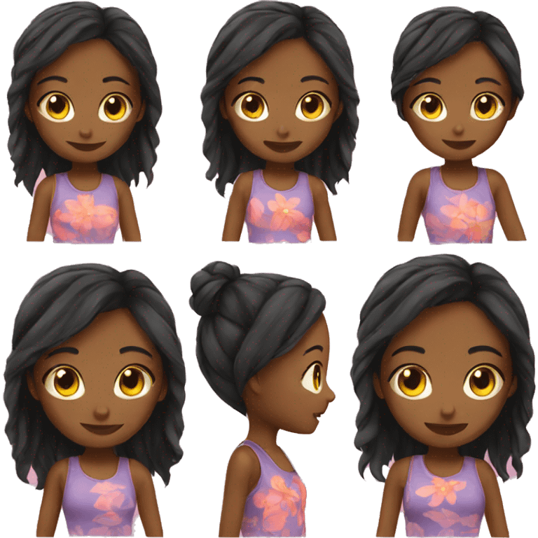 Girl summer emoji