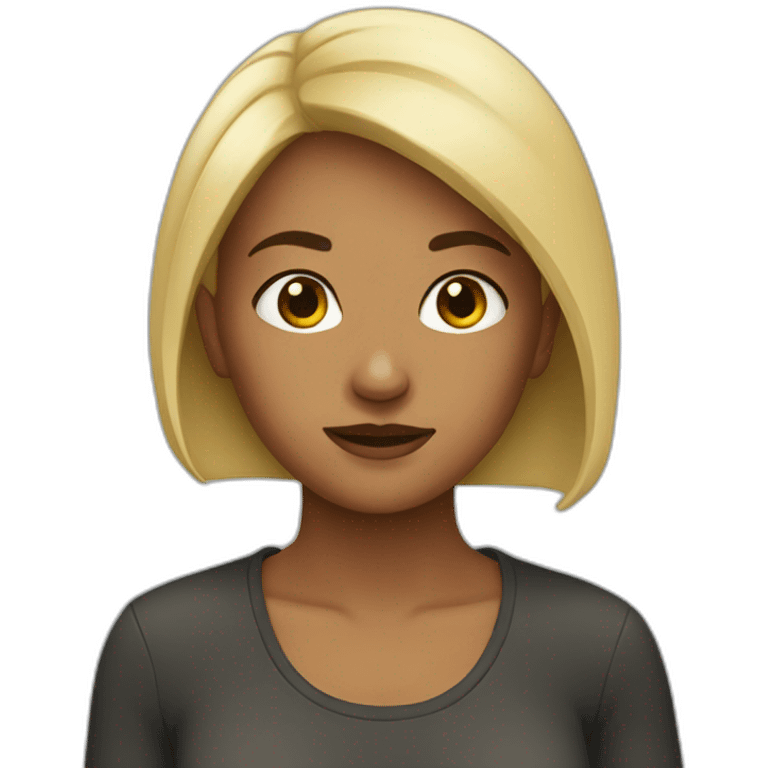 femme sans habits emoji