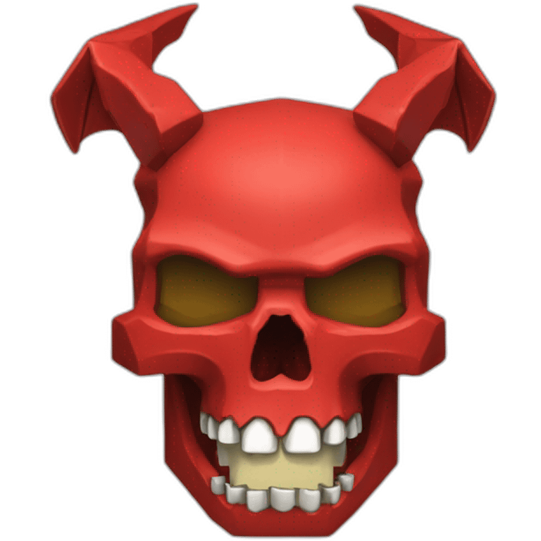 head hat skull Red dragon Minecraft delegate emoji