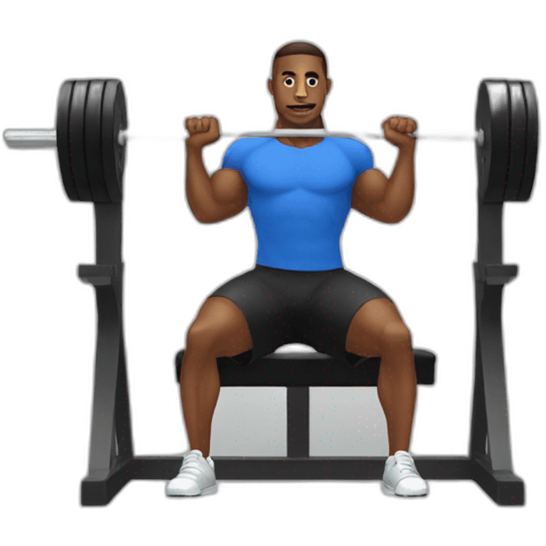 man doing Bench Press emoji