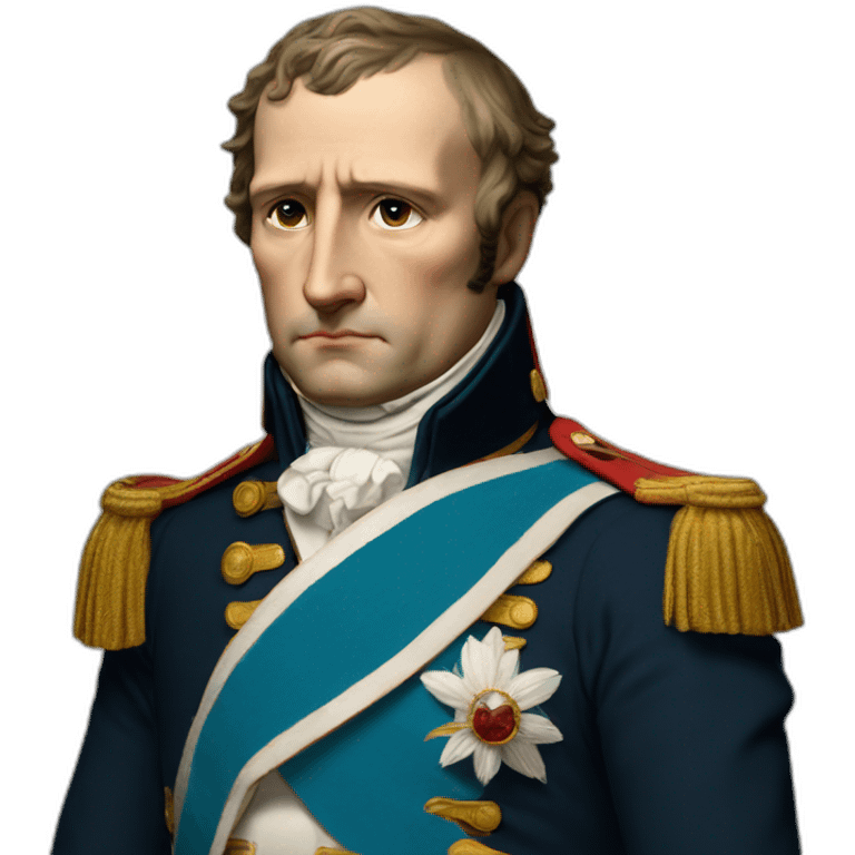 Napoleon qui fais un signe peace emoji