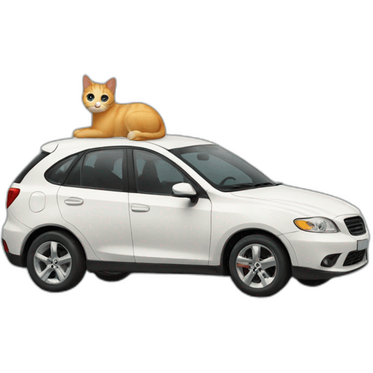 Cat car emoji