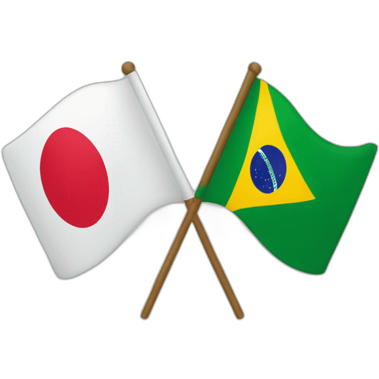 Flag of Japan and Brazil emoji