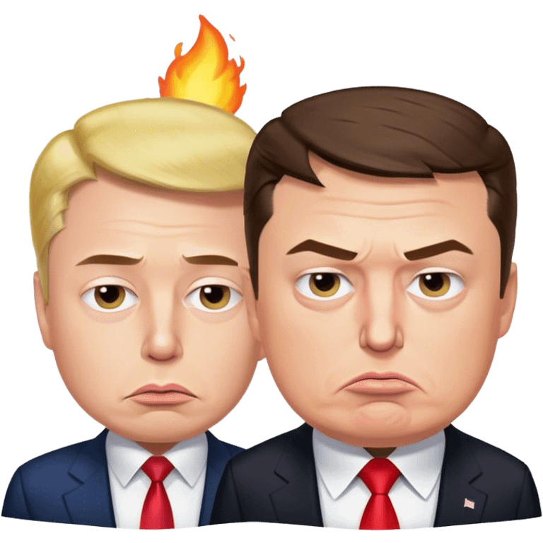 Cancel Trump and Elon Musk emoji