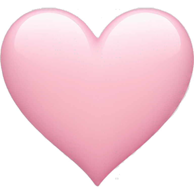 Light pink heart emoji