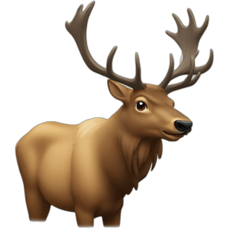 Elk calling emoji