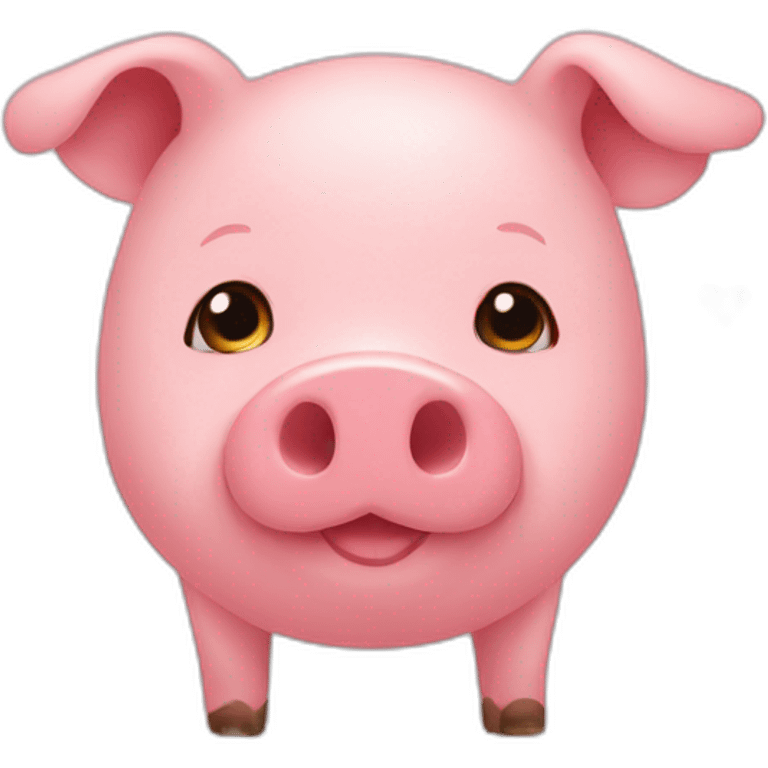 Pig love emoji