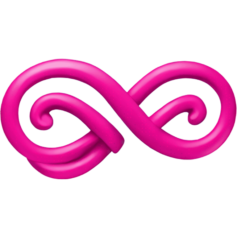 Infinity love pink  emoji