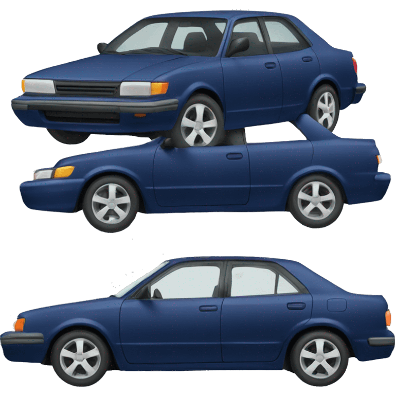 navy blue toyota corolla emoji