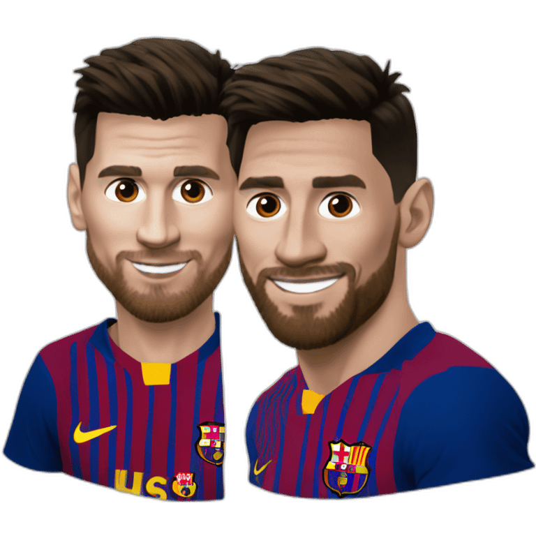 Lionel Messi sur Ronaldo emoji