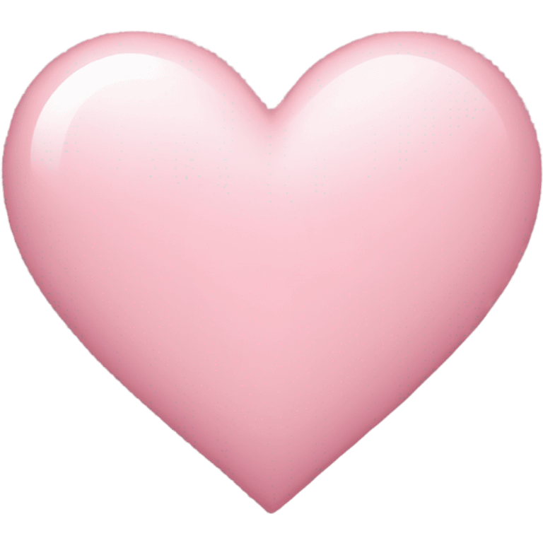 light pink heart emoji