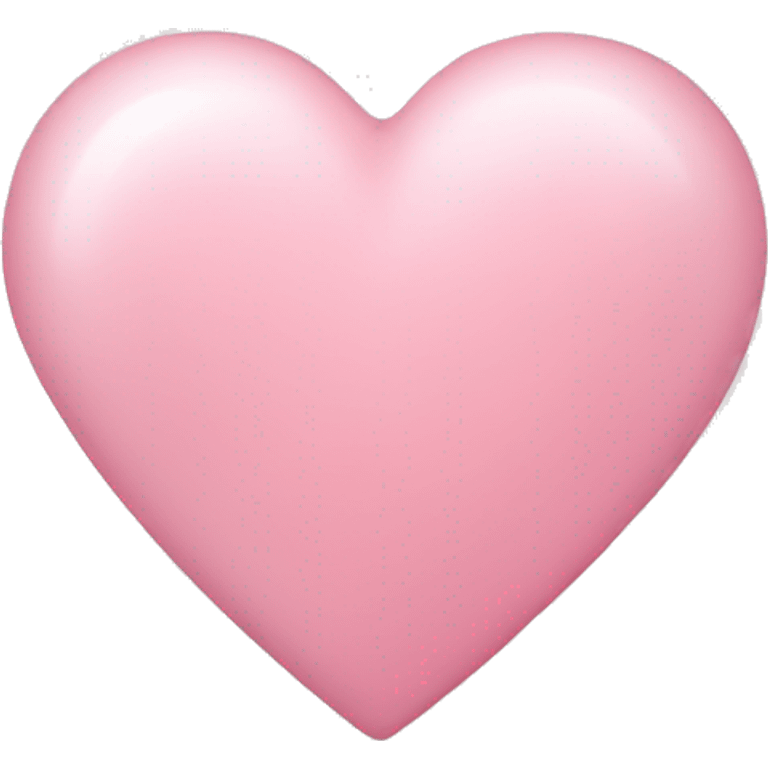 Light pink heart emoji