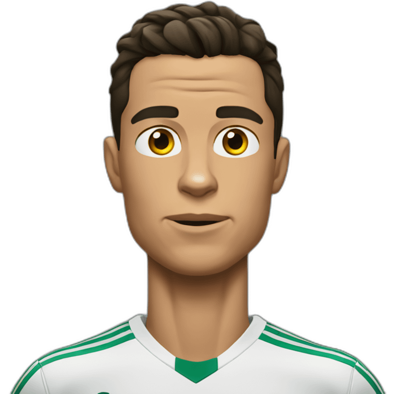 cristiano ronaldo, triste  emoji