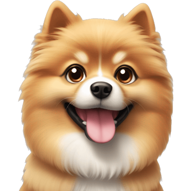 little otange cute spitz   emoji