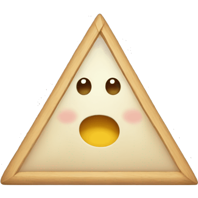 triangle happy emoji emoji