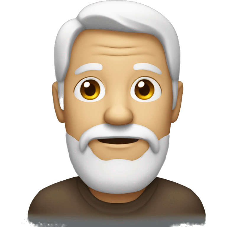 Old man with goatee emoji