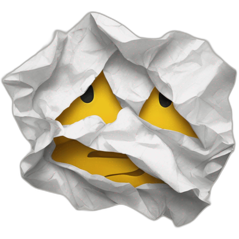 crumpled paper emoji