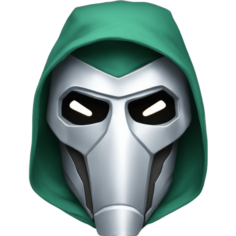 doctor doom mask blue emoji