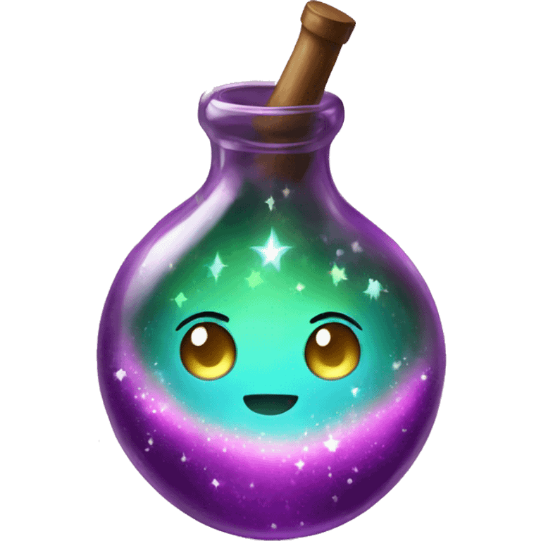 magical potion with sparkles emoji