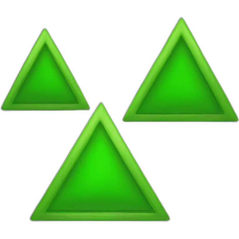 Green triangle emoji