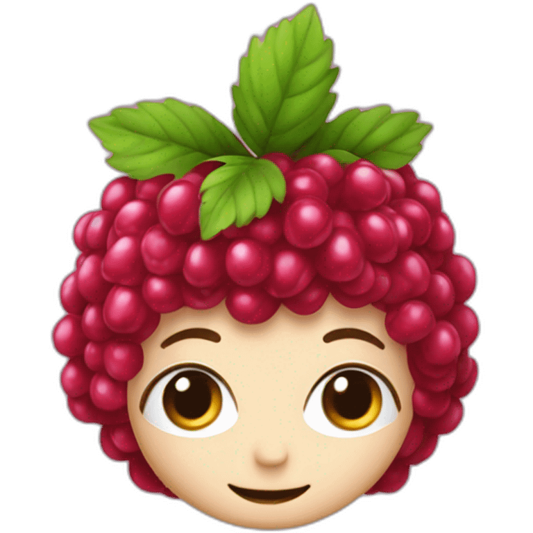 Frais framboise mirtille emoji