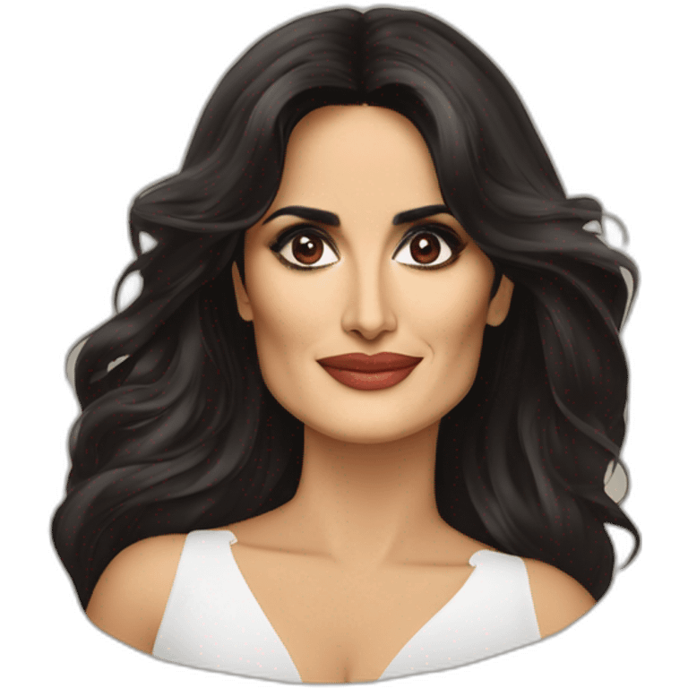 Salma hayek penelope cruz emoji