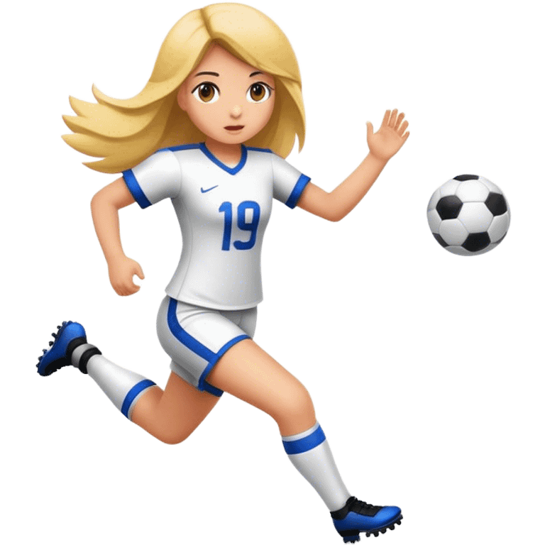 girl football player emoji