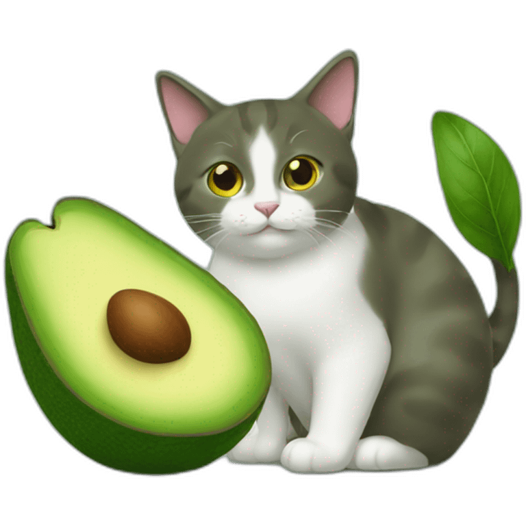 avocado cat emoji