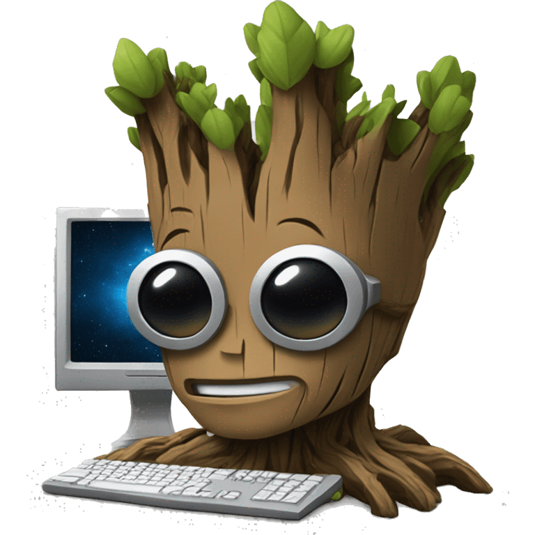 computer groot emoji