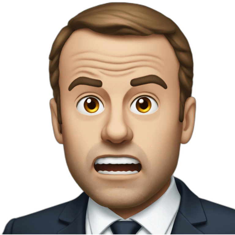 macron-angry emoji