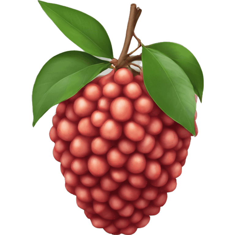 realistic litchi emoji