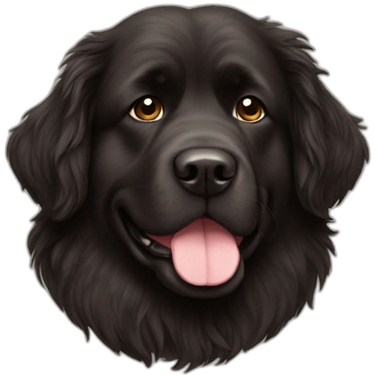 Newfoundland dog emoji