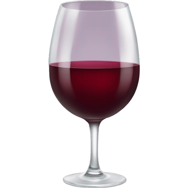 Red wine glass emoji