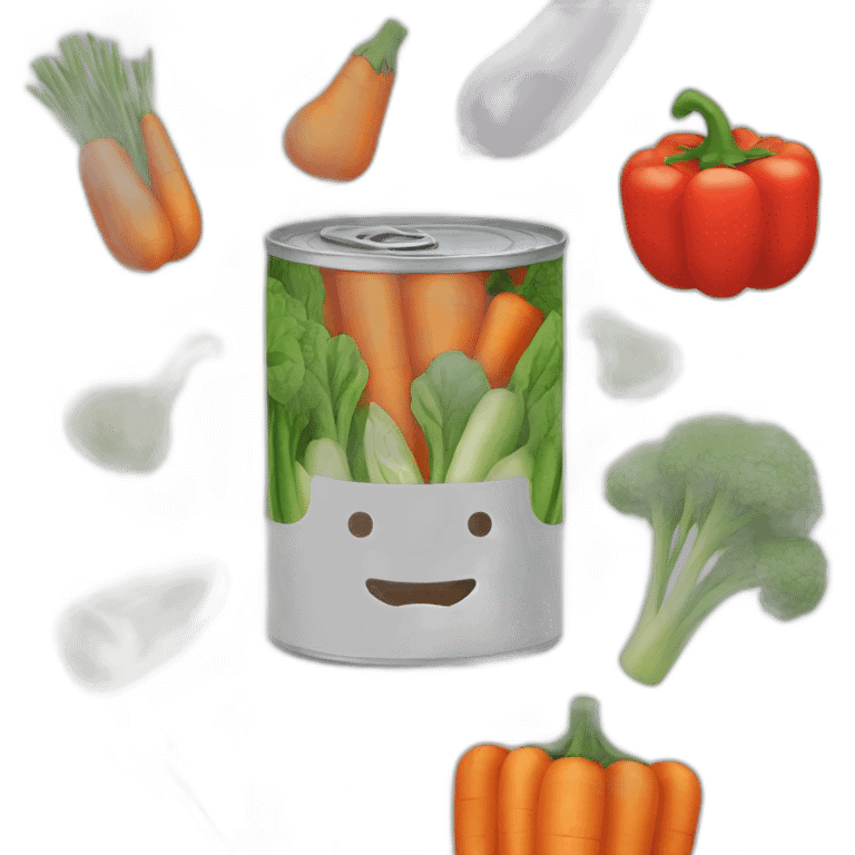 Can of mixed vegetables emoji