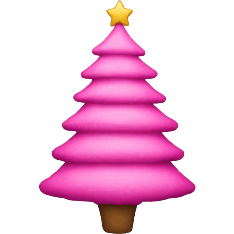 pink christmas tree emoji