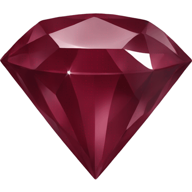 Burgundy Diamond  emoji